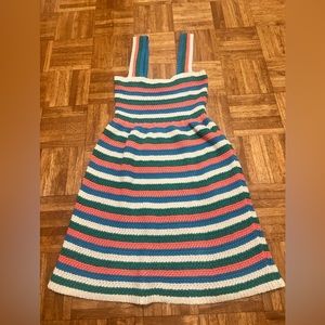 Zara knit dress. Size S stripped